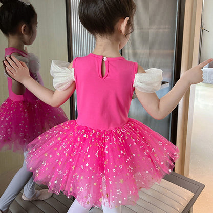 Phenas Ballet Leotards Tutu Dress for Toddler Girls Ballerina Outfits Dance Costume Dancewear with Tulle Skirt
