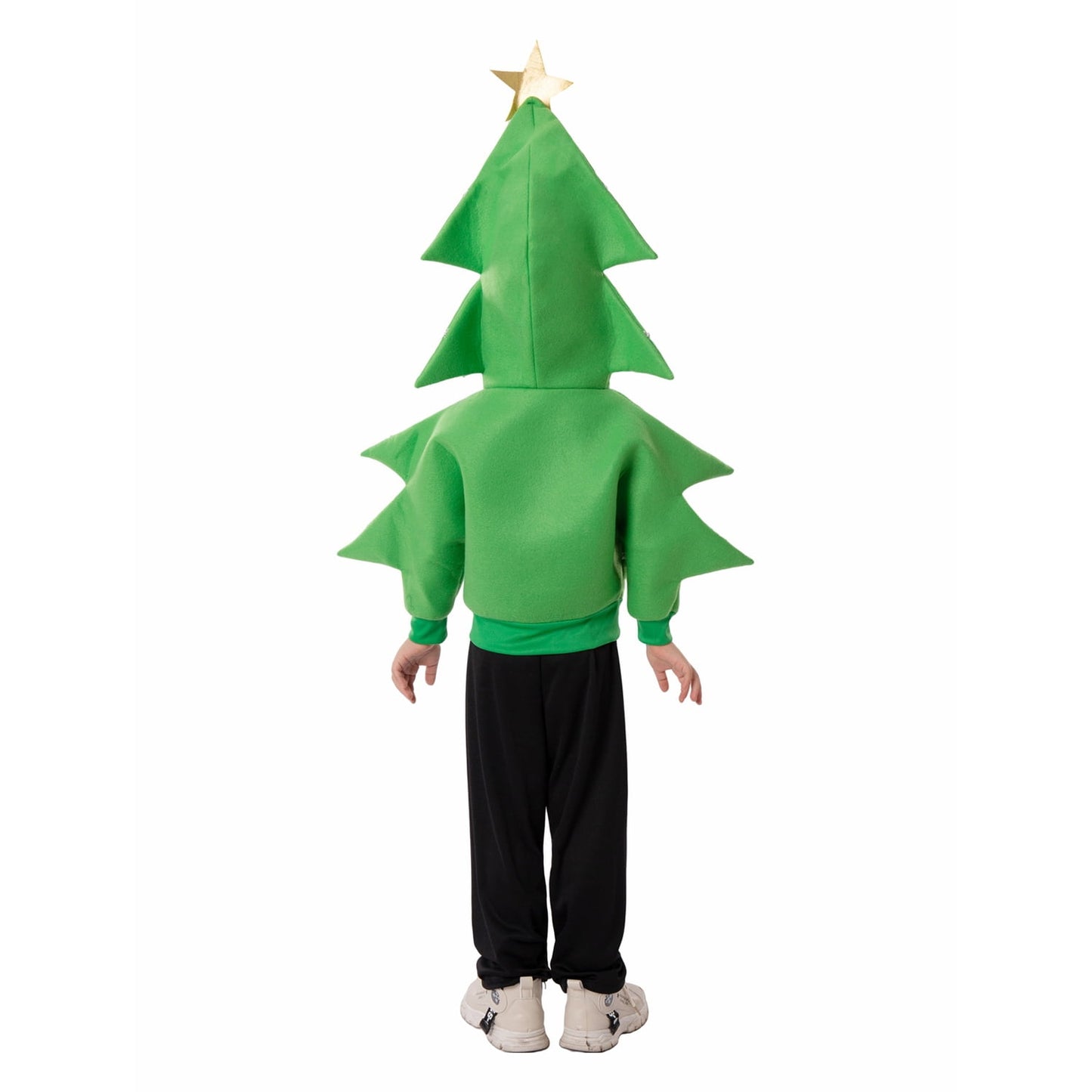 HAWEE Christmas Tree Jacket Child Stage Performance Costume Outfit Toddler Girls/Boys Xmas Tree Cosplay Costume Dress Up