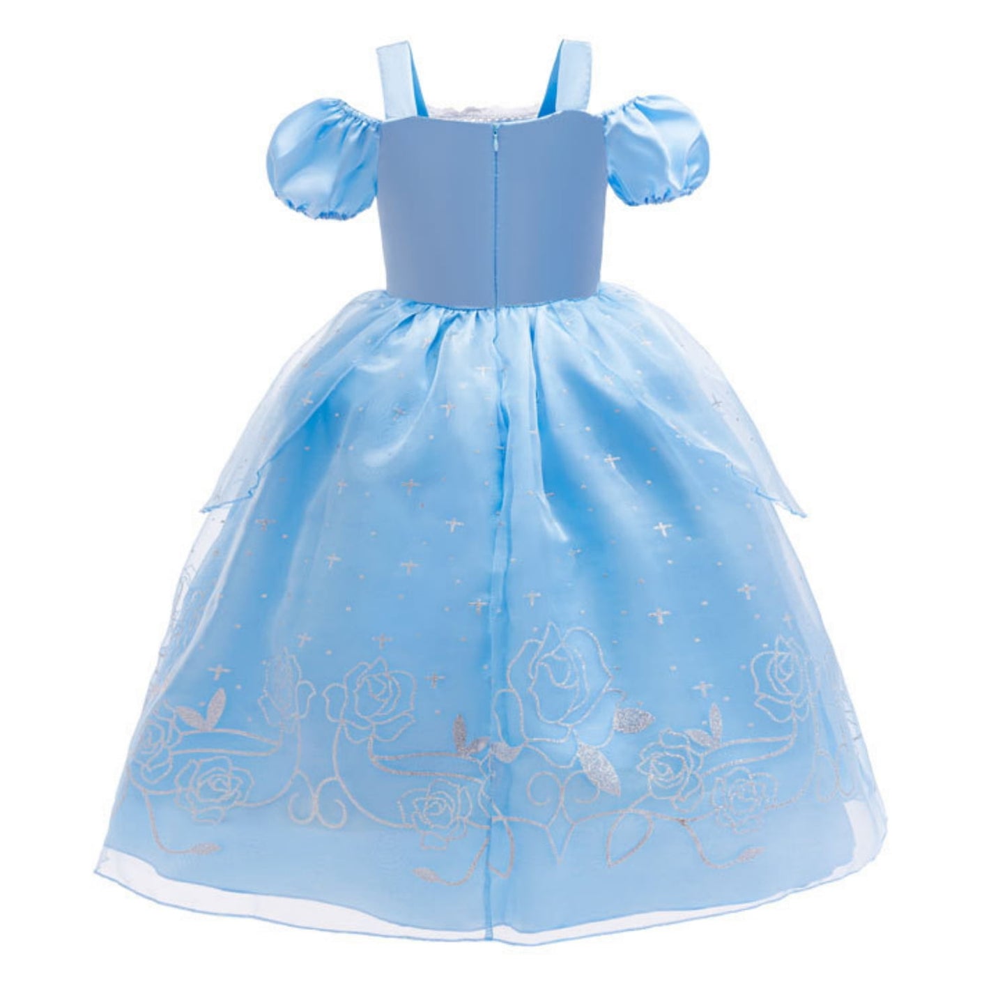 HAWEE Princess Fairy Dress Up Costume for Toddler and Little Girls - Blue Birthday Party Dress