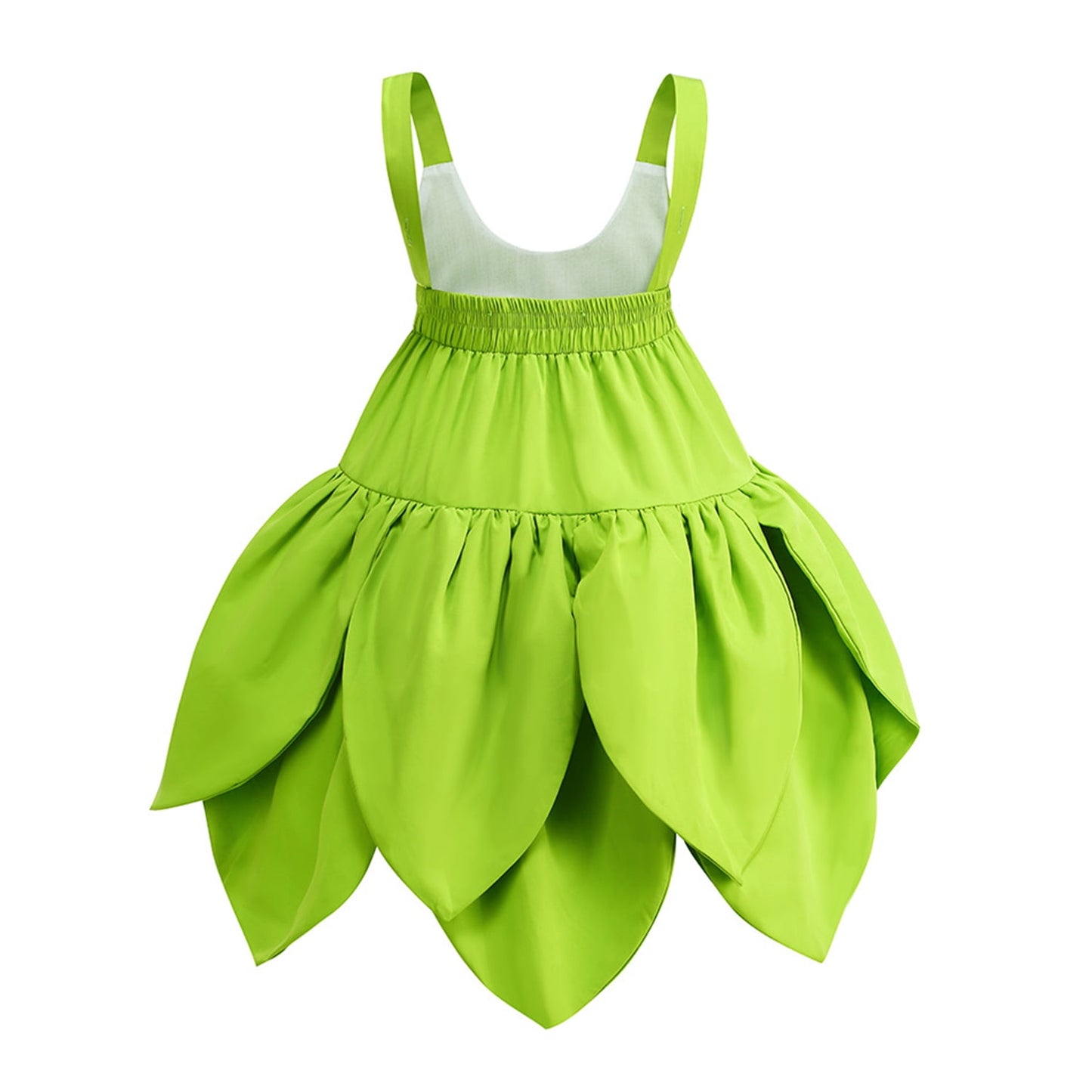 KAWELL Princess Green Fancy Fairy Costume for Girls Fancy Halloween Birthday Party Outfit Fairy Dress with Accessories