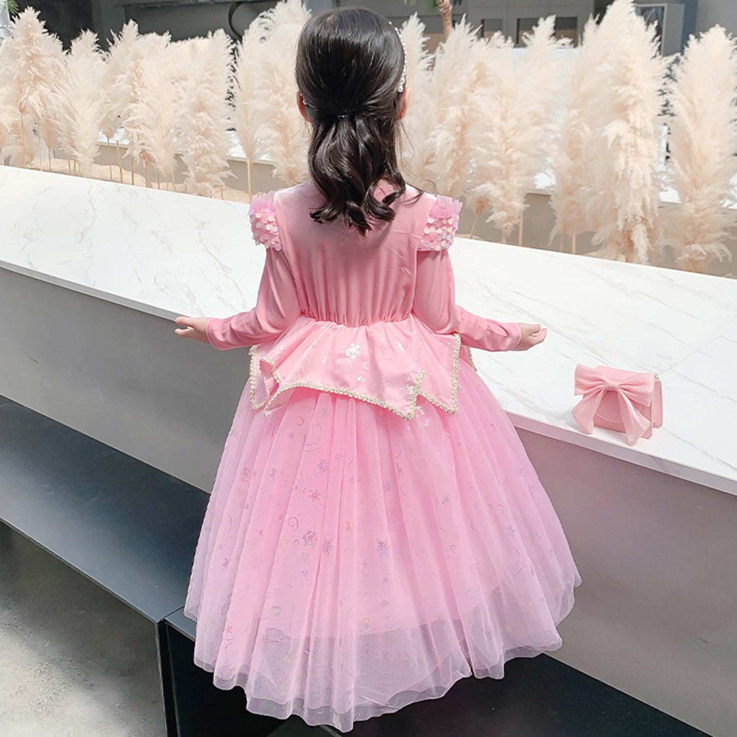 KAWELL Sleeping Beauty Aurora Costume Princess Costume Halloween Party Dress Up Cosplay