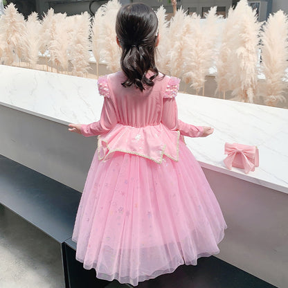 KAWELL Sleeping Beauty Aurora Costume Princess Costume Halloween Party Dress Up Cosplay