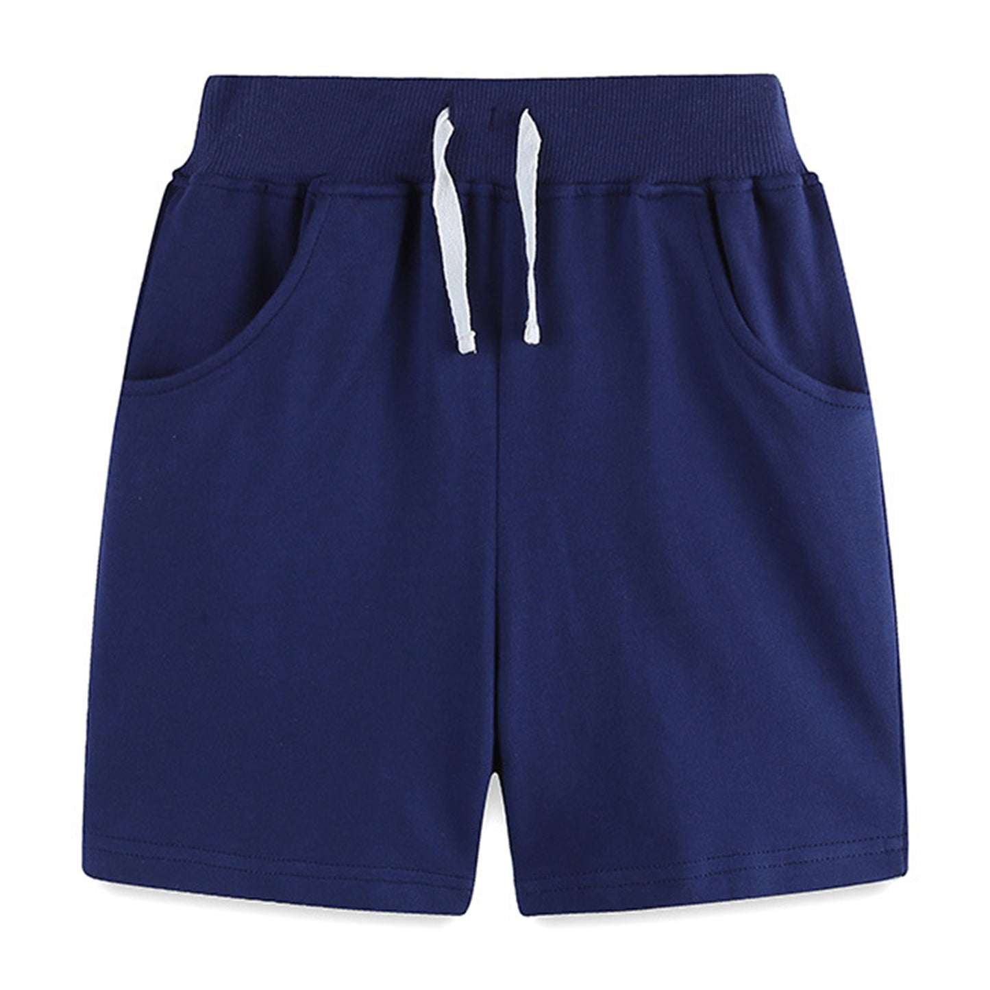 CHOYURME CHONYURM 4 Pack Boys Solid Cotton Shorts Toddler Boy Pull-on Shorts Boys Summer Casual Shorts Jogger Shorts