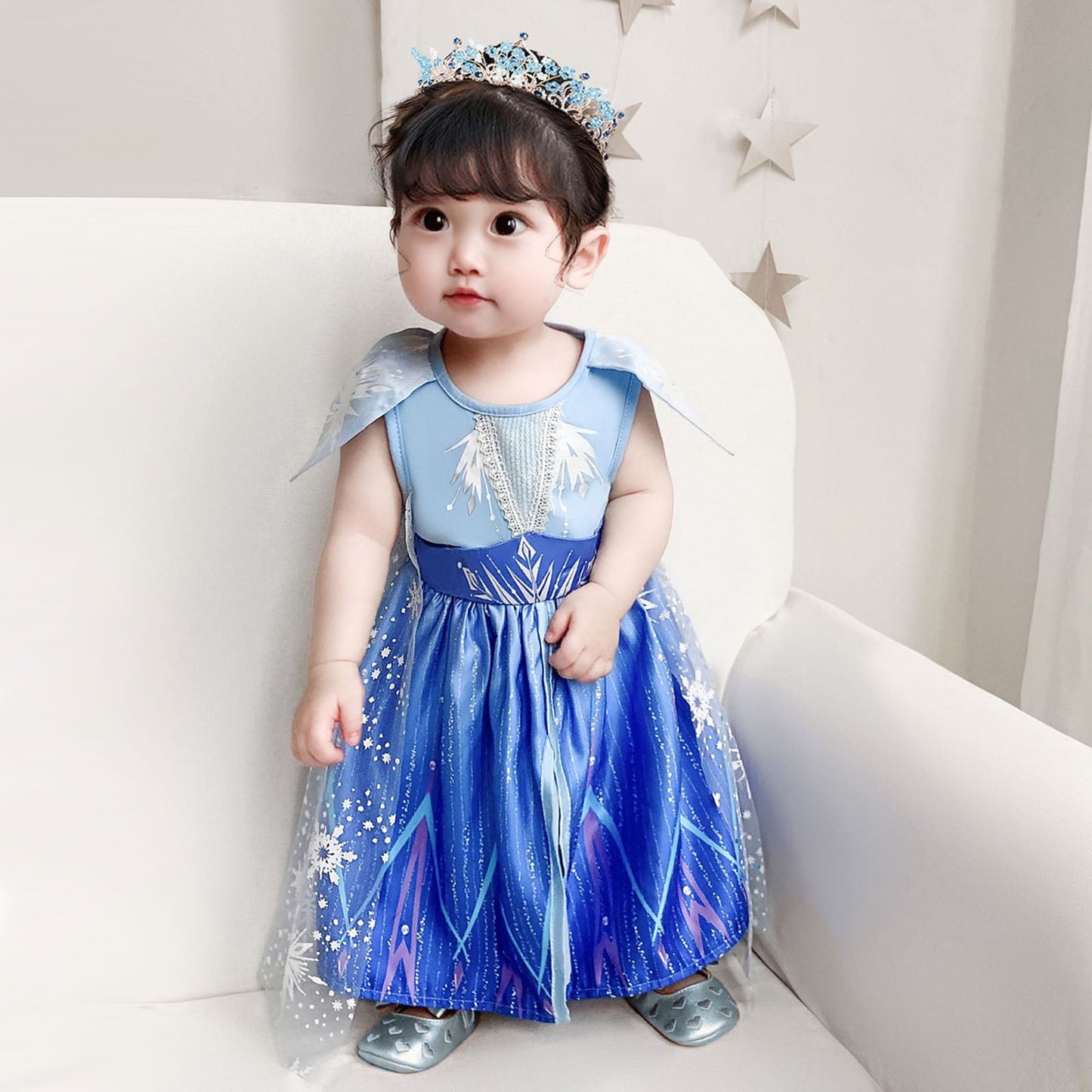 KAWELL Fancy-Dress Costumes for Girls Halloween with Accessories for Toddlers