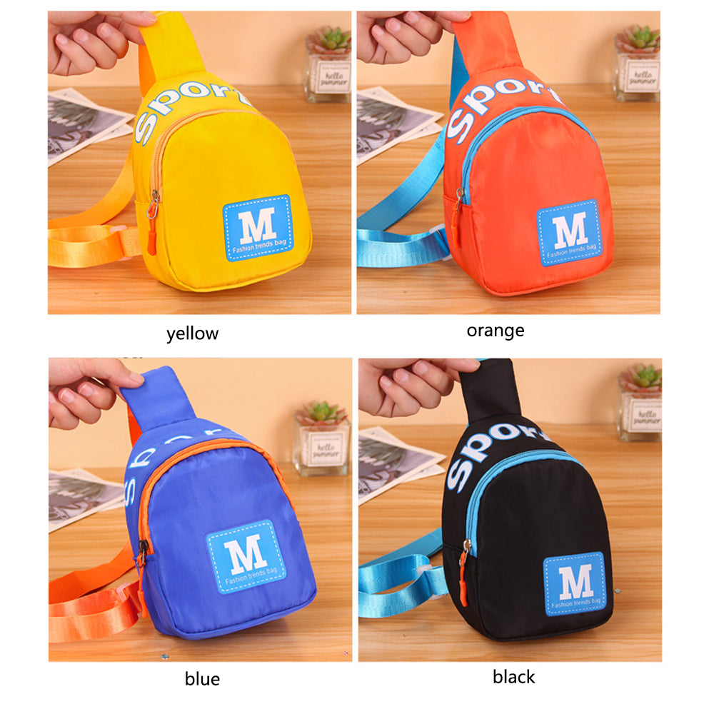 Small Sling Bag for Kids Cute Crossbody ShoulderBag Chest Bag Fanny Pack for Outdoor Travel Hiking withVibrant Colors