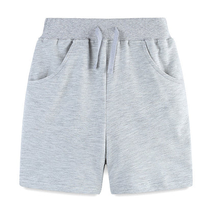 CHOYURME CHONYURM 4 Pack Boys Solid Cotton Shorts Toddler Boy Pull-on Shorts Boys Summer Casual Shorts Jogger Shorts