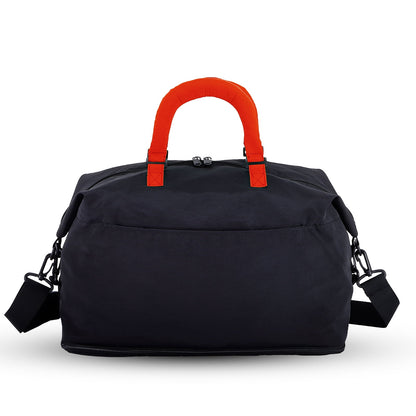 URSOFINE Travel Duffle Bag, Large Capacity Expandable Weekender Bag with Luggage Sleeve, Waterproof Nylon Overnight Bag for Women Men, Gym Bag Hospital Bag with Laptop Pocket