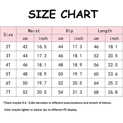 HuaAngel 4 Packs Girls Cotton Flare Leggings Soft and Stretch Flare Pants for Toddlers 2-7