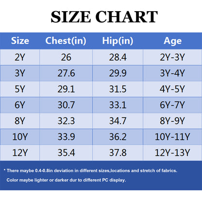 HuaAngel Boys Girls Short Sleeve Pajama Set 4-Piece Cool Soft Breathable Sleepwear Sizes 2-13