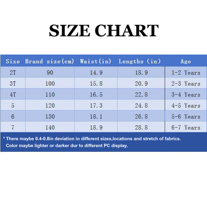 HuaAngel Boys Girls Pants Cotton Gauze Soft Breathable Beach Travel Trousers 3 Packs Size 2-7