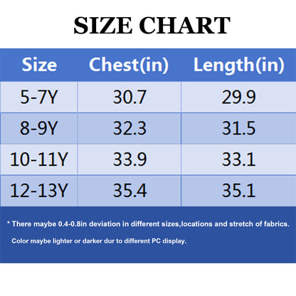 HuaAngel 2 Pieces Girls Short Sleeve Nightgown Square Neck Soft Sleepwear Sizes 5-13