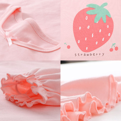 HuaAngel 2 Pack Girls Cotton Nightgowns Long Sleeve Soft Sleepwear for Toddler to Teen Sizes 4-16