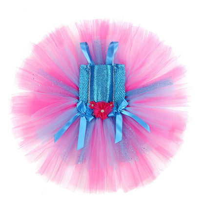 HAWEE Girls Halloween Elf Fancy Dress Birthday Tutu Dresses Cosplay Princess Fairy Costume with Hairband