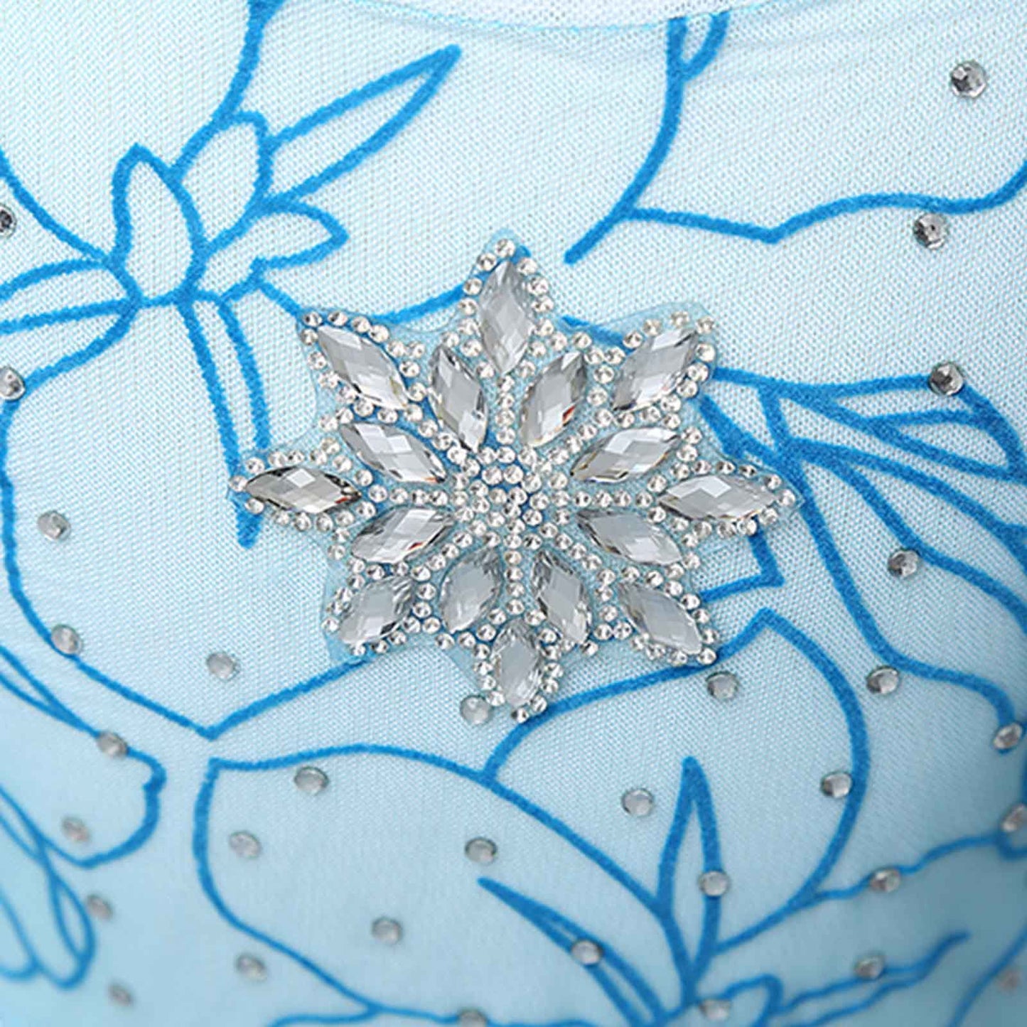 LOEL Girl's Princess Dress Blue Fairy Dress Christmas Birthday Dress Up