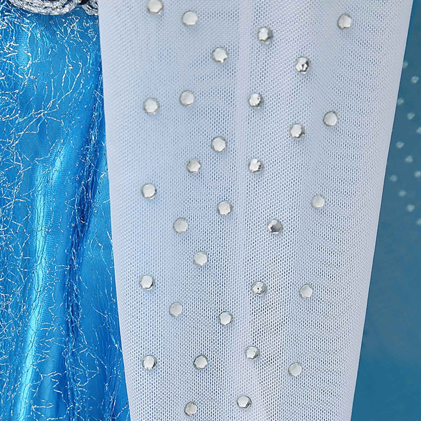 LOEL Girl's Princess Dress Blue Fairy Dress Christmas Birthday Dress Up