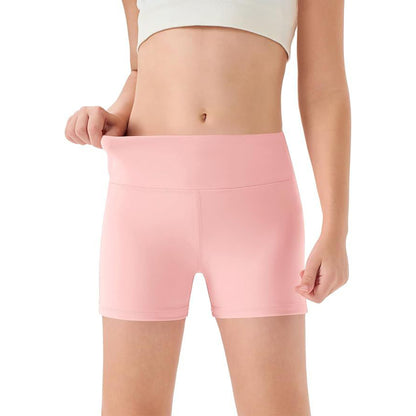 HuaAngel Girls Bike Shorts 6 Pack Quick Dry Breathable Athletic Shorts for Dance, Yoga, and Sports Sizes 5-14