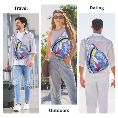 KAWELL Sling Backpack - Unisex Messenger Bag Crossbody Backpack Travel Multipurpose Daypacks for Men Women Lady
