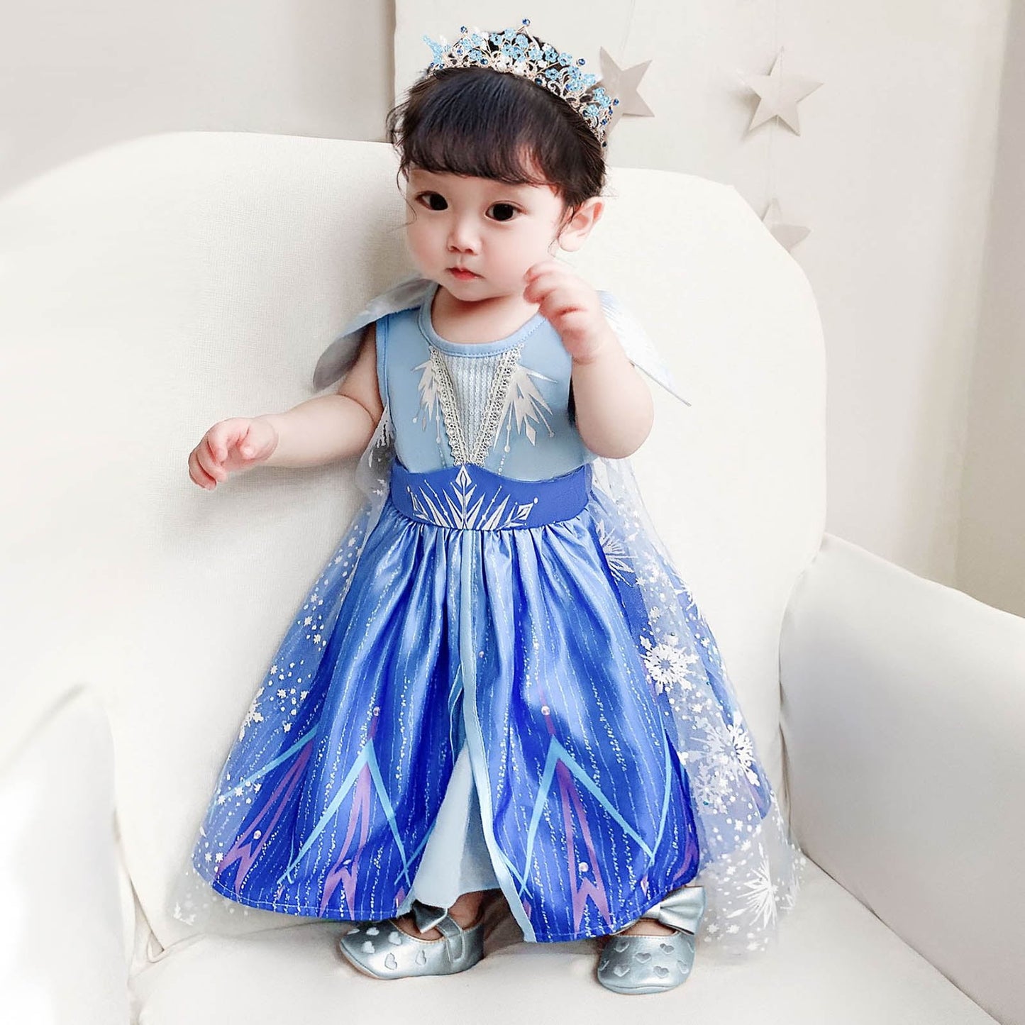 KAWELL Fancy-Dress Costumes for Girls Halloween with Accessories for Toddlers