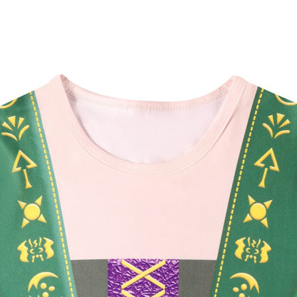 KAWELL Halloween Girls Witch Winifred Dress Up Carnival Party Sarah Mary Sanderson Sisters Witch Cosplay Costume