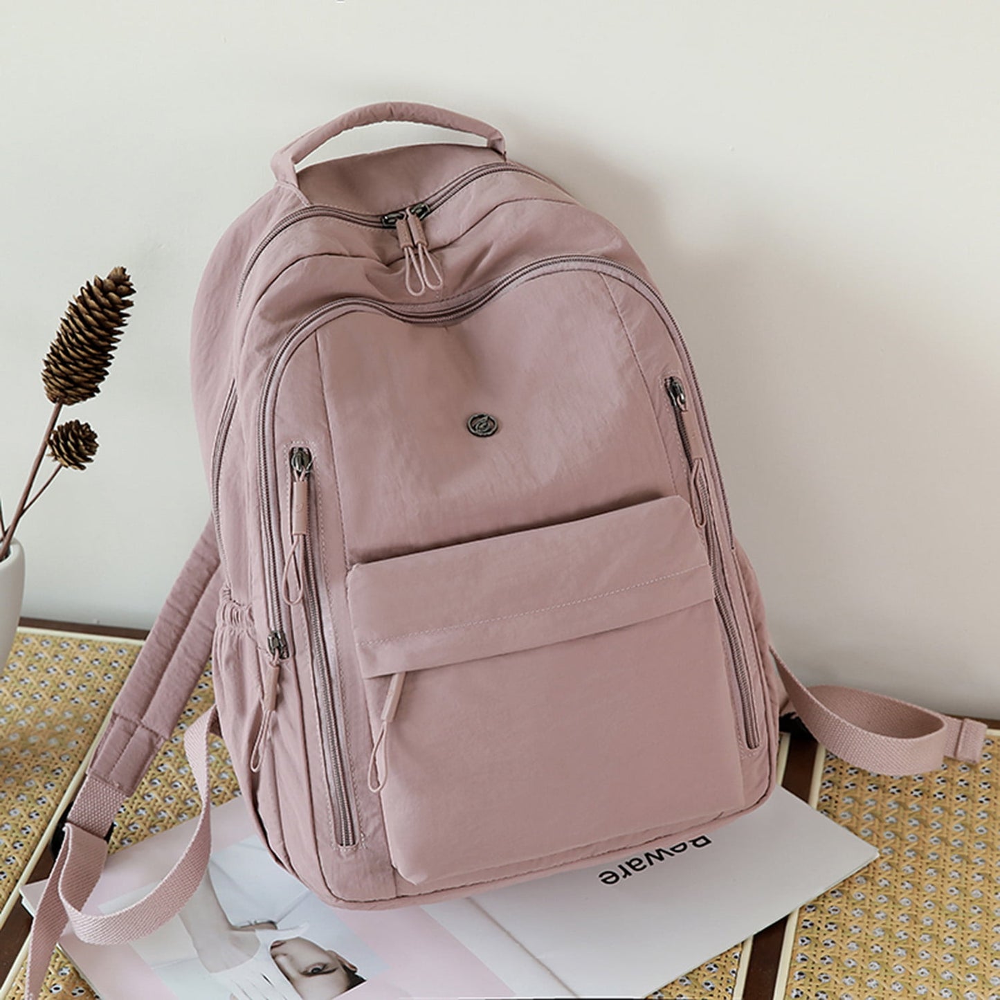 URSOFINE Travel Laptop Backpack, College Backpack for Women and Men, Large Lightweight Everyday Work Business Back Pack, Water-Resistant Anti Theft 15.6 Inch Laptop Casual Bag