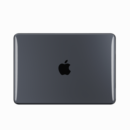 Crystal Clear hard shell case for MacBook Neo 13-inch (2026, A3404) in Black - view 1