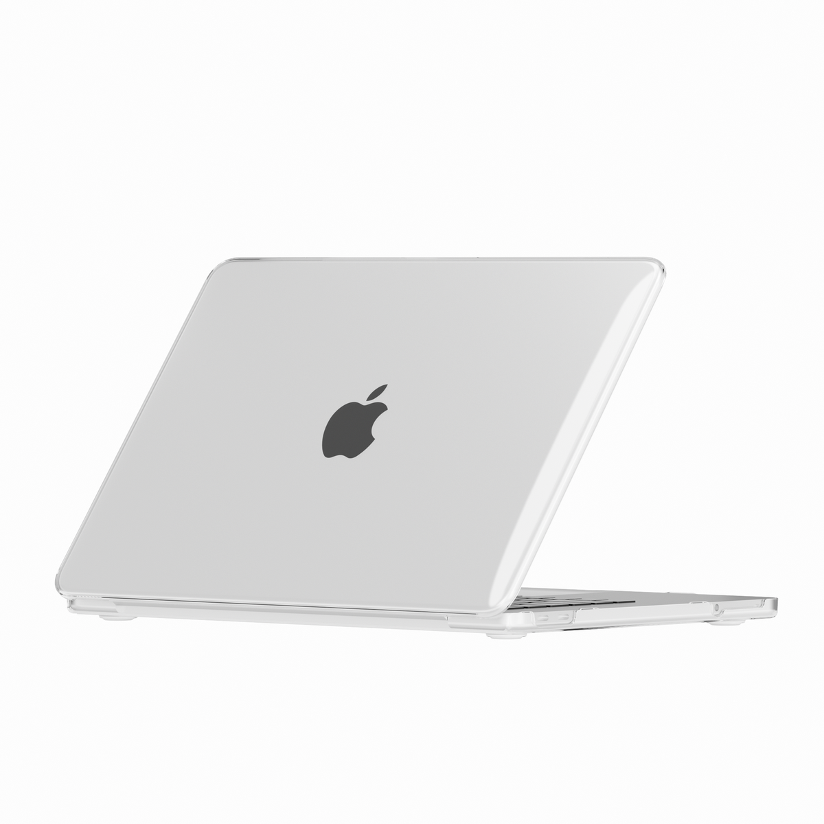 Crystal Clear hard shell case for MacBook Neo 13-inch (2026, A3404) in Clear - view 3