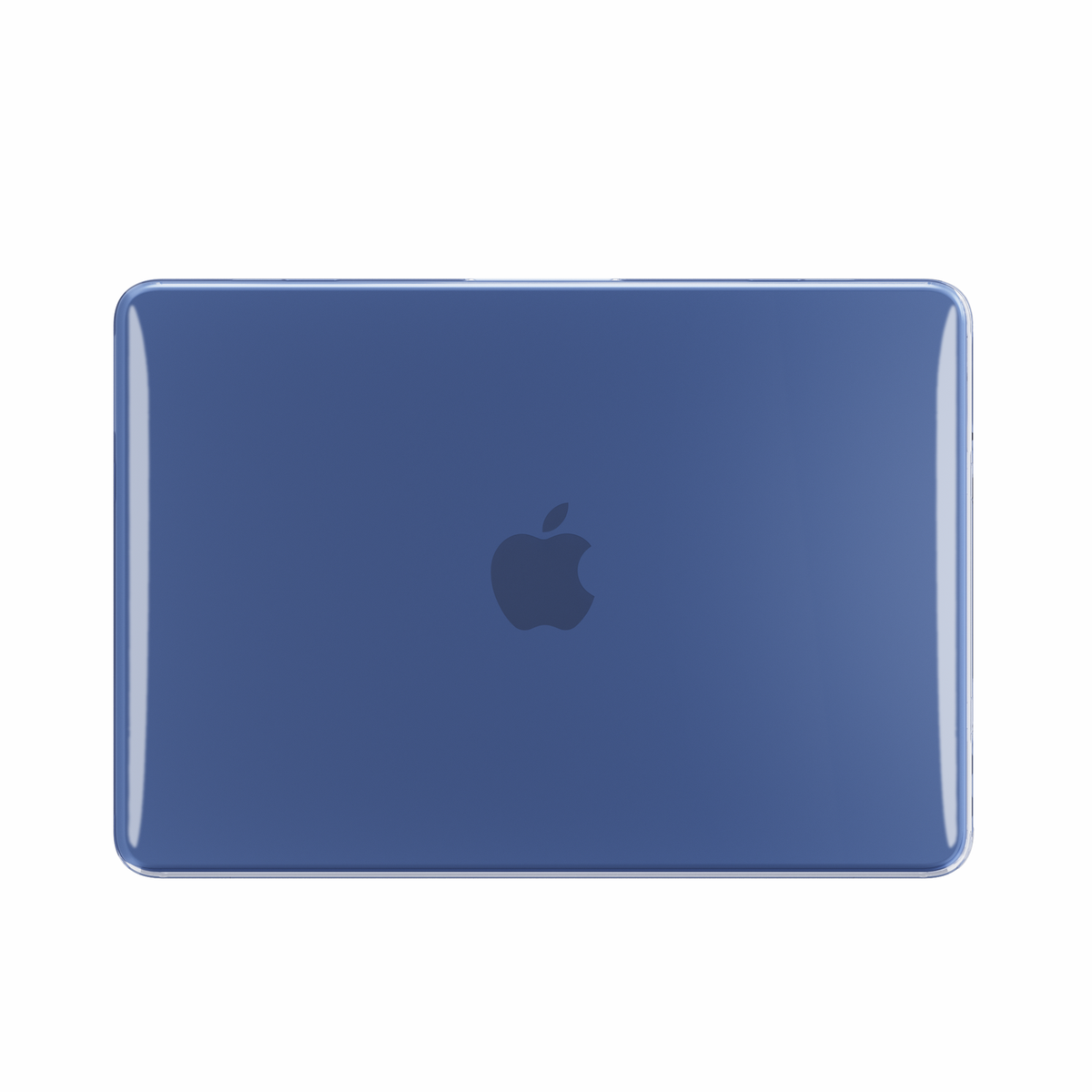 Crystal Clear hard shell case for MacBook Neo 13-inch (2026, A3404) in Indigo Blue - view 1