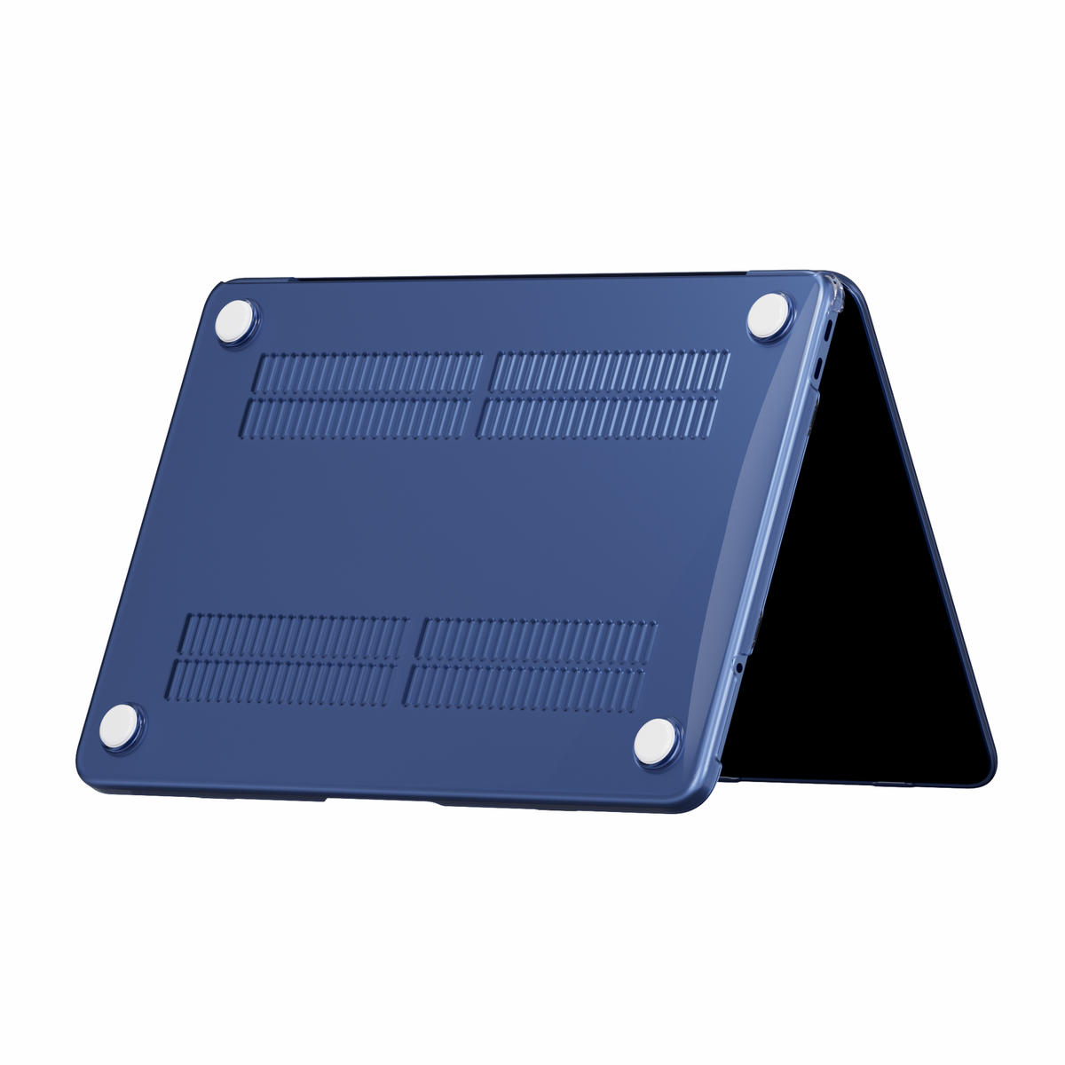 Crystal Clear hard shell case for MacBook Neo 13-inch (2026, A3404) in Indigo Blue - view 4