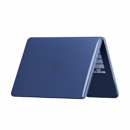 Crystal Clear hard shell case for MacBook Neo 13-inch (2026, A3404) in Indigo Blue - view 5