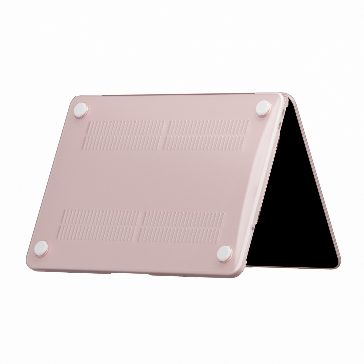 Crystal Clear hard shell case for MacBook Neo 13-inch (2026, A3404) in Peach Pink - view 4