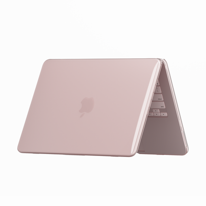 Crystal Clear hard shell case for MacBook Neo 13-inch (2026, A3404) in Peach Pink - view 5