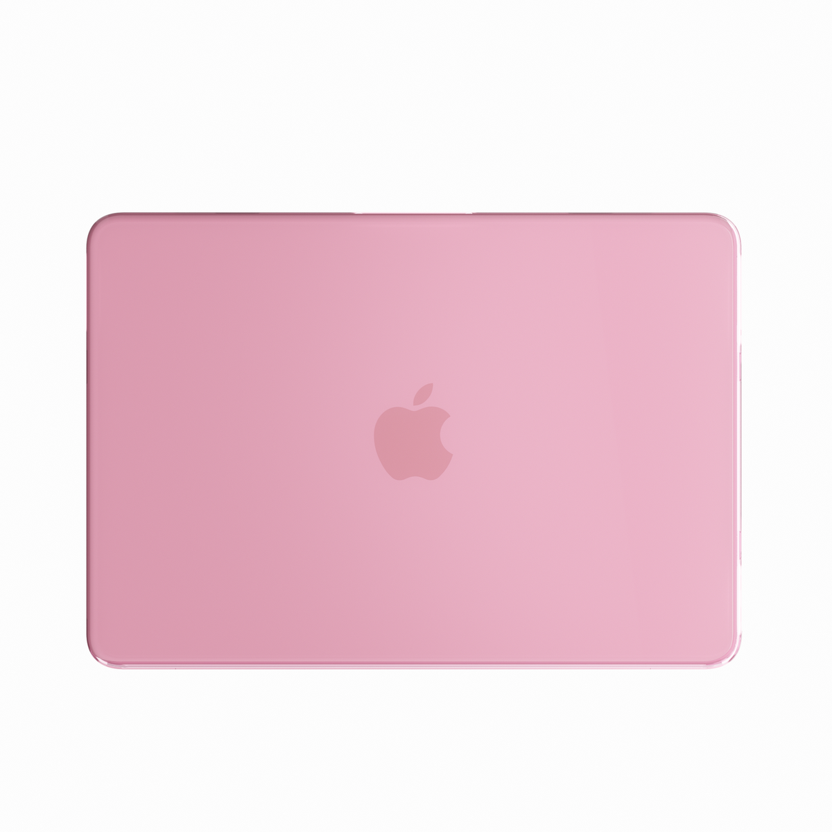 Crystal Clear hard shell case for MacBook Neo 13-inch (2026, A3404) in Pink - view 1