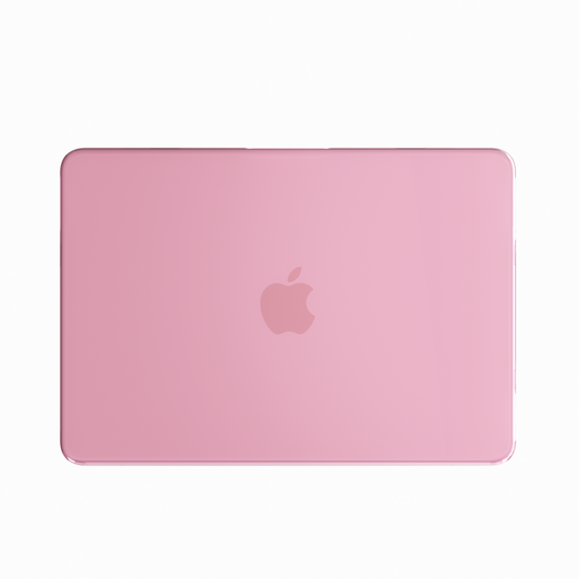 Crystal Clear hard shell case for MacBook Neo 13-inch (2026, A3404) in Pink - view 1