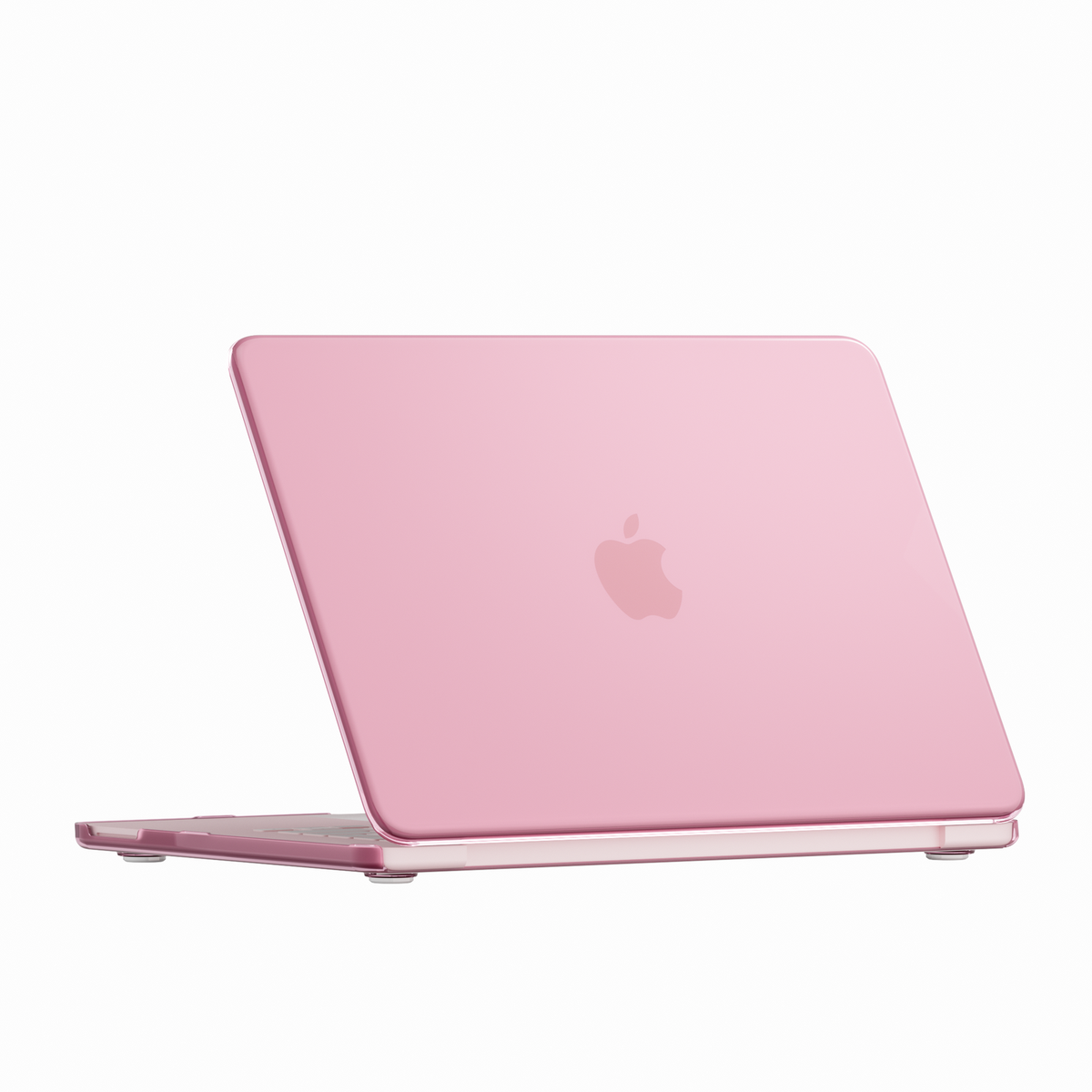 Crystal Clear hard shell case for MacBook Neo 13-inch (2026, A3404) in Pink - view 2
