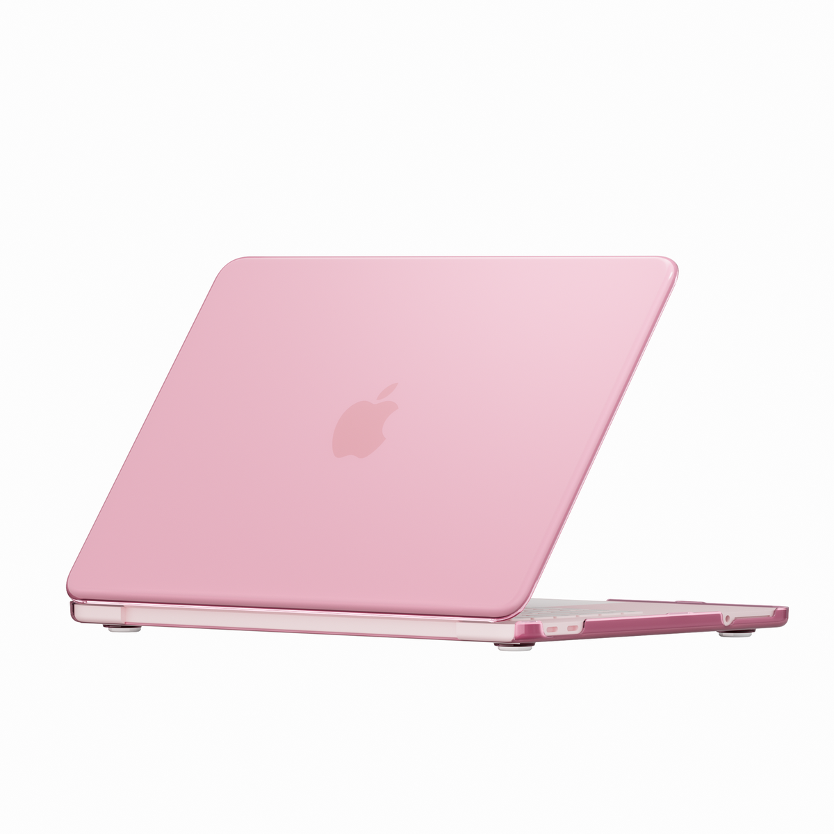 Crystal Clear hard shell case for MacBook Neo 13-inch (2026, A3404) in Pink - view 3