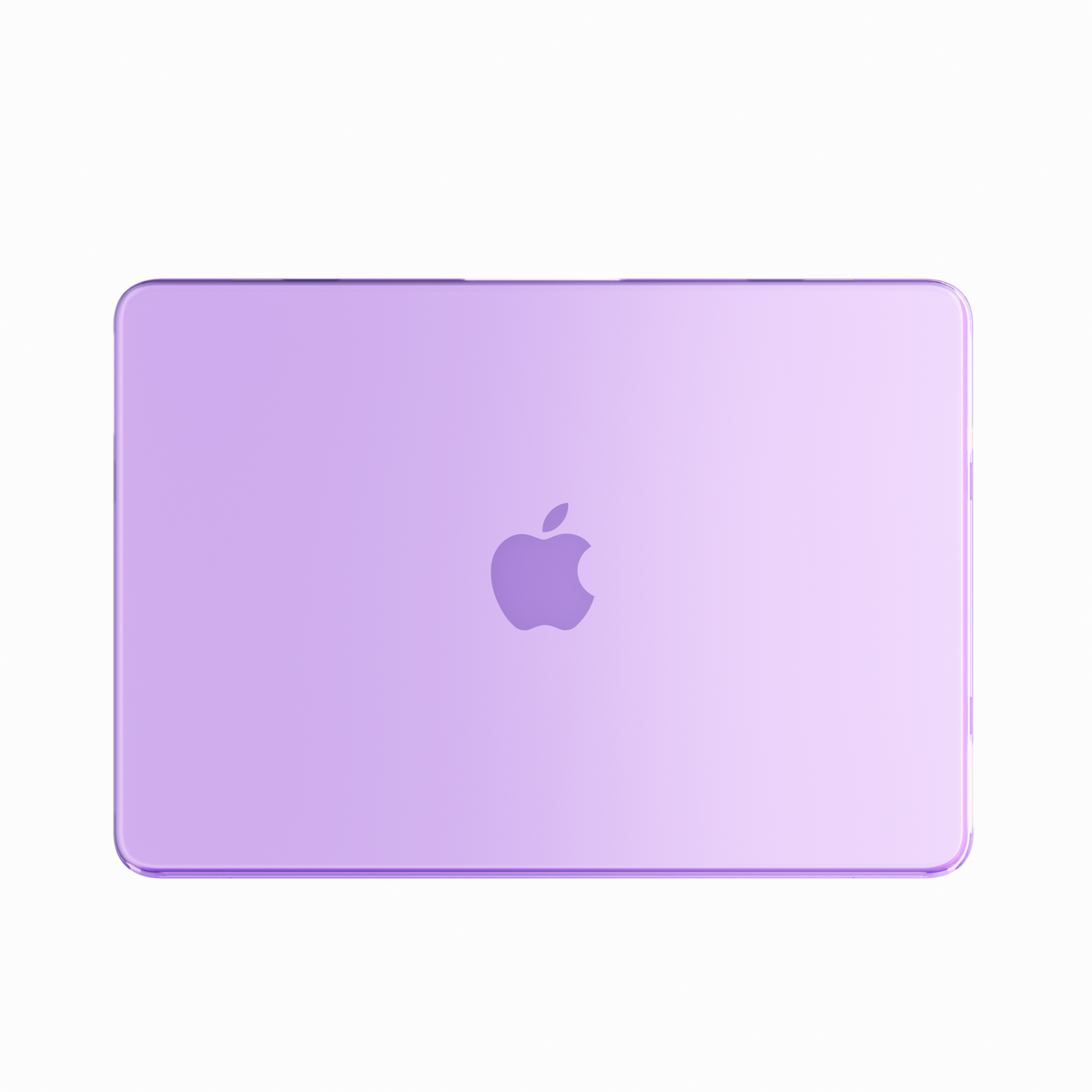 Crystal Clear hard shell case for MacBook Neo 13-inch (2026, A3404) in Purple - view 1