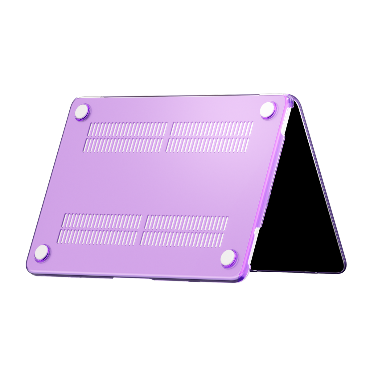 Crystal Clear hard shell case for MacBook Neo 13-inch (2026, A3404) in Purple - view 4