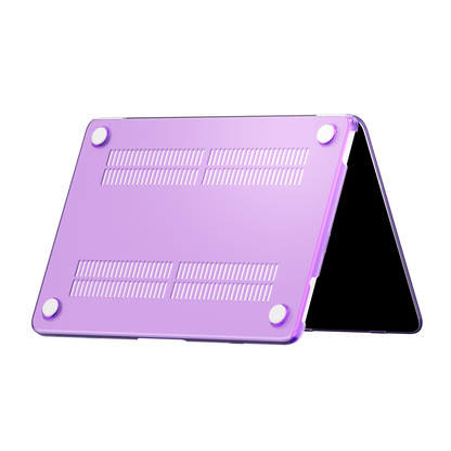 Crystal Clear hard shell case for MacBook Neo 13-inch (2026, A3404) in Purple - view 4