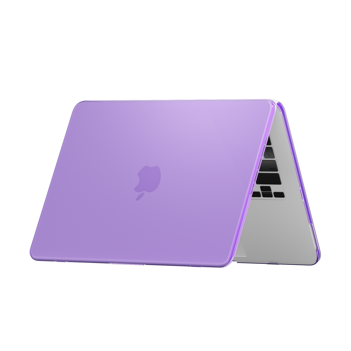Crystal Clear hard shell case for MacBook Neo 13-inch (2026, A3404) in Purple - view 5