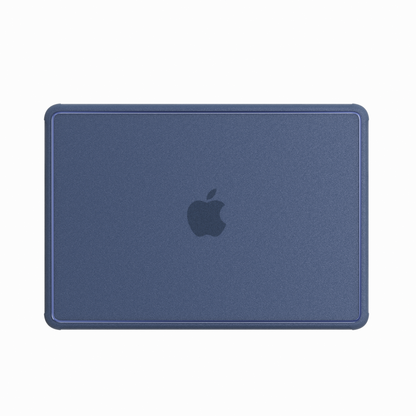 Glitter Bordered hard shell case for MacBook Neo 13-inch (2026, A3404) in Indigo Blue - view 1