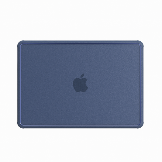 Glitter Bordered hard shell case for MacBook Neo 13-inch (2026, A3404) in Indigo Blue - view 1