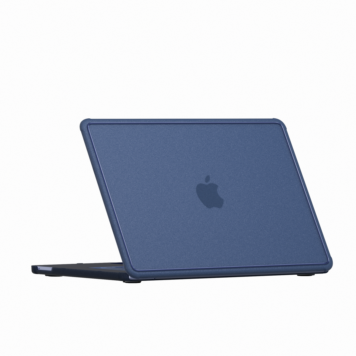 Glitter Bordered hard shell case for MacBook Neo 13-inch (2026, A3404) in Indigo Blue - view 2