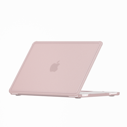 Glitter Bordered hard shell case for MacBook Neo 13-inch (2026, A3404) in Peach Pink - view 3
