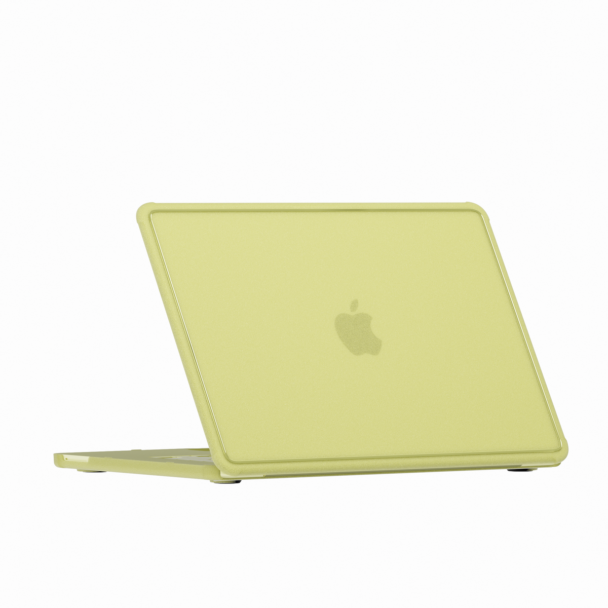 Glitter Bordered hard shell case for MacBook Neo 13-inch (2026, A3404) in Tangerine - view 2