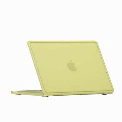 Glitter Bordered hard shell case for MacBook Neo 13-inch (2026, A3404) in Tangerine - view 2