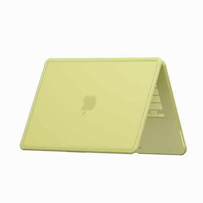 Glitter Bordered hard shell case for MacBook Neo 13-inch (2026, A3404) in Tangerine - view 5
