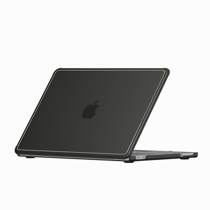 Glitter Bordered hard shell case for MacBook Neo 13-inch (2026, A3404) in Transparent Black - view 5