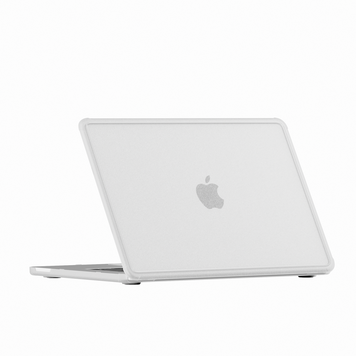Glitter Bordered hard shell case for MacBook Neo 13-inch (2026, A3404) in White - view 2