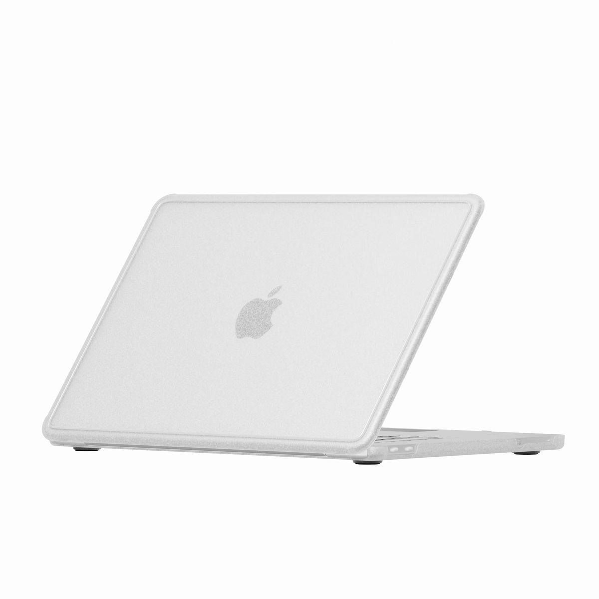 Glitter Bordered hard shell case for MacBook Neo 13-inch (2026, A3404) in White - view 3