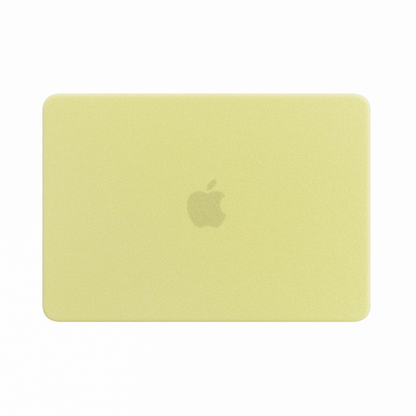 Glitter Sand hard shell case for MacBook Neo 13-inch (2026, A3404) in Tangerine - view 1